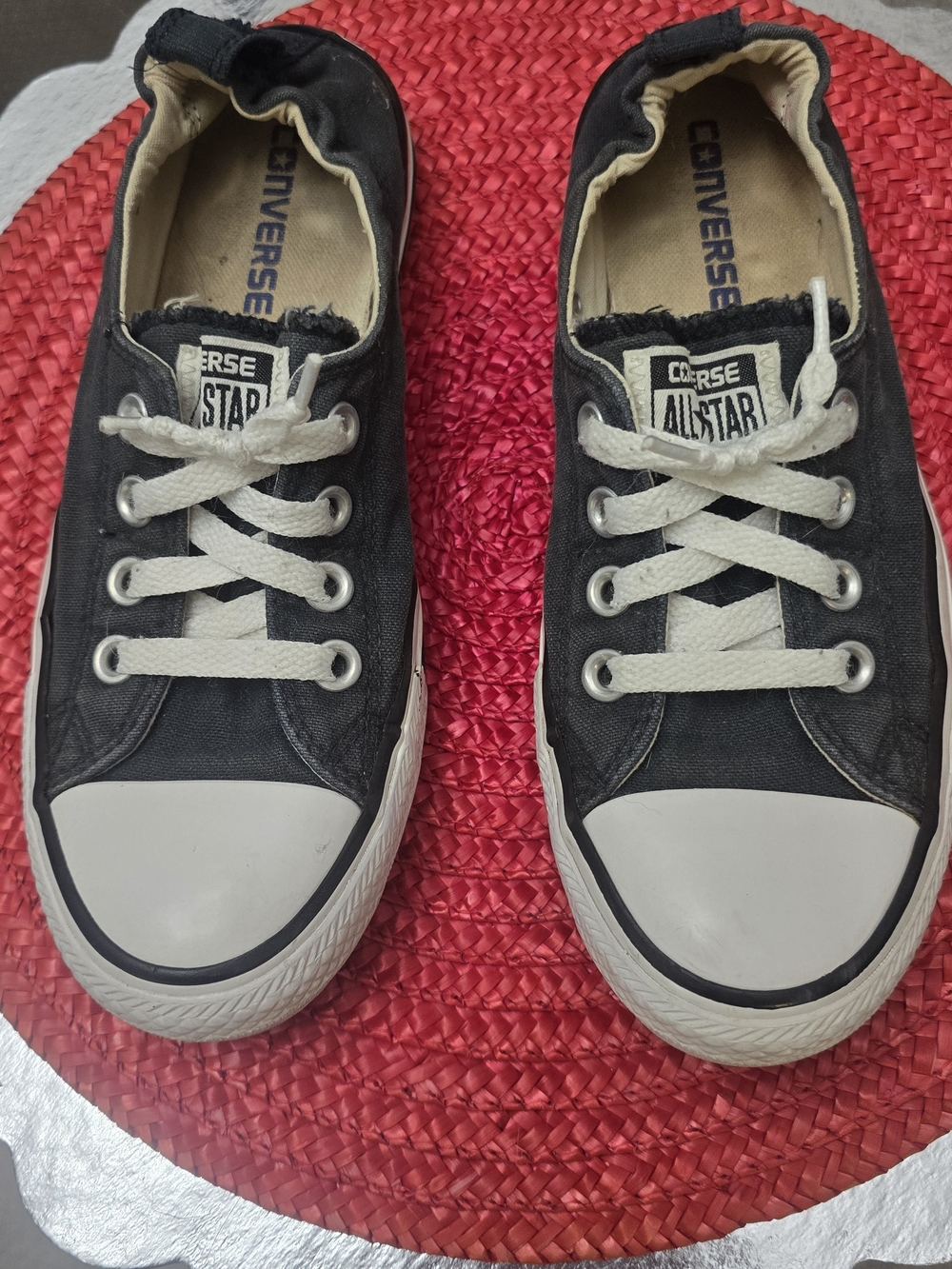 Converse Women's Black All Star Low Top Sneakers - Slip On Style